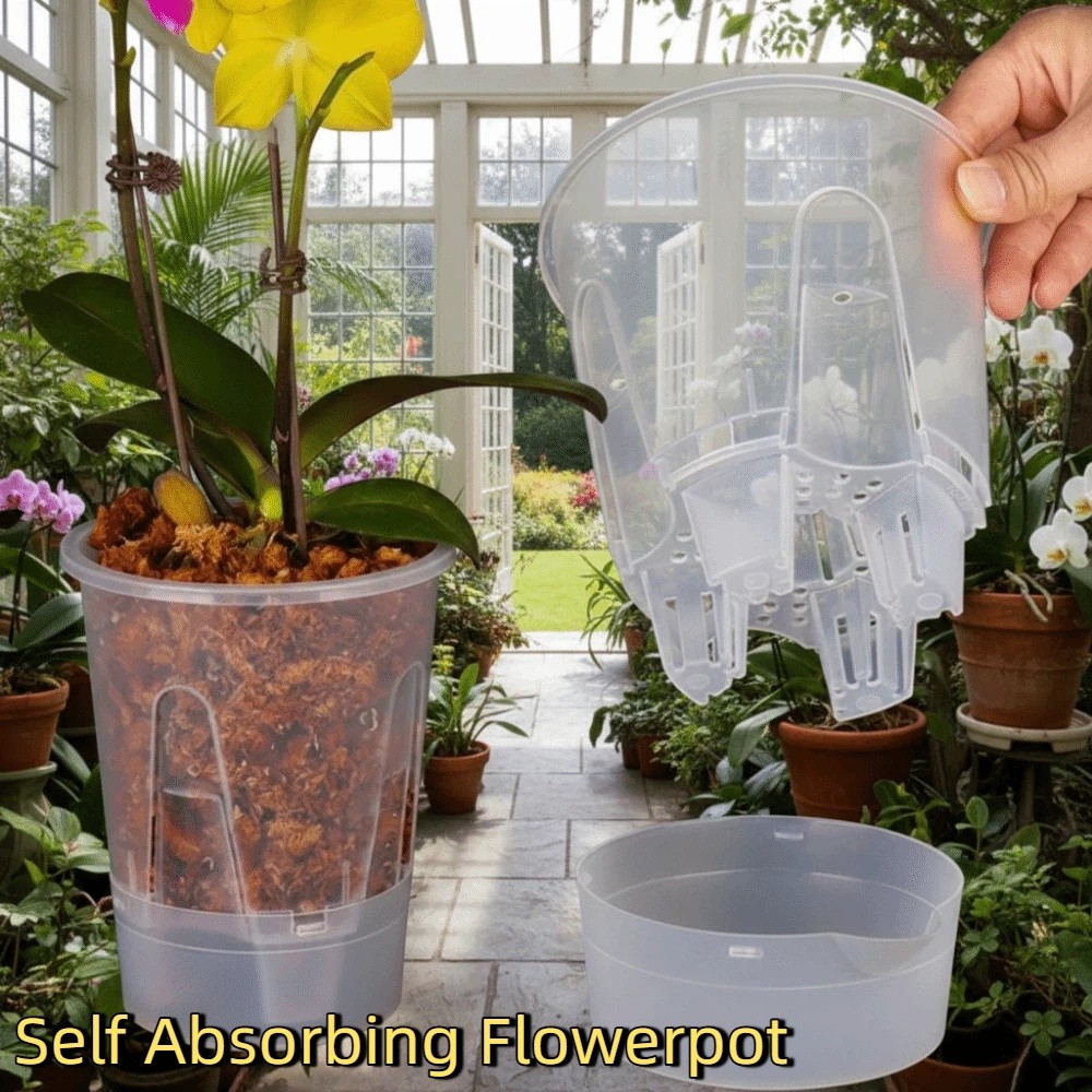 Aloe Vera Pot - Plastic zelfabsorberende bloempot Wateropslag Verdikte hydrocultuur