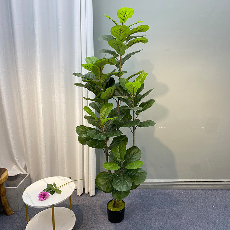 Ficus Lyrata Tree - 59in Grote Ficus Boom Kunstmatige Planten
