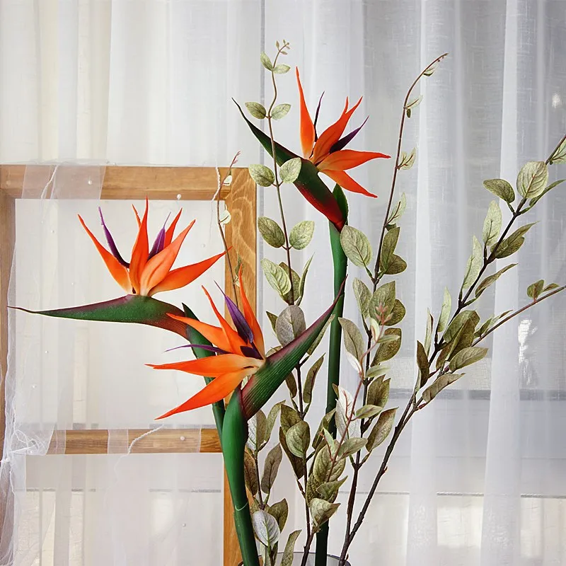 Bird Paradise Strelitzia - 80cm kunstmatige echte touch bloem vogel