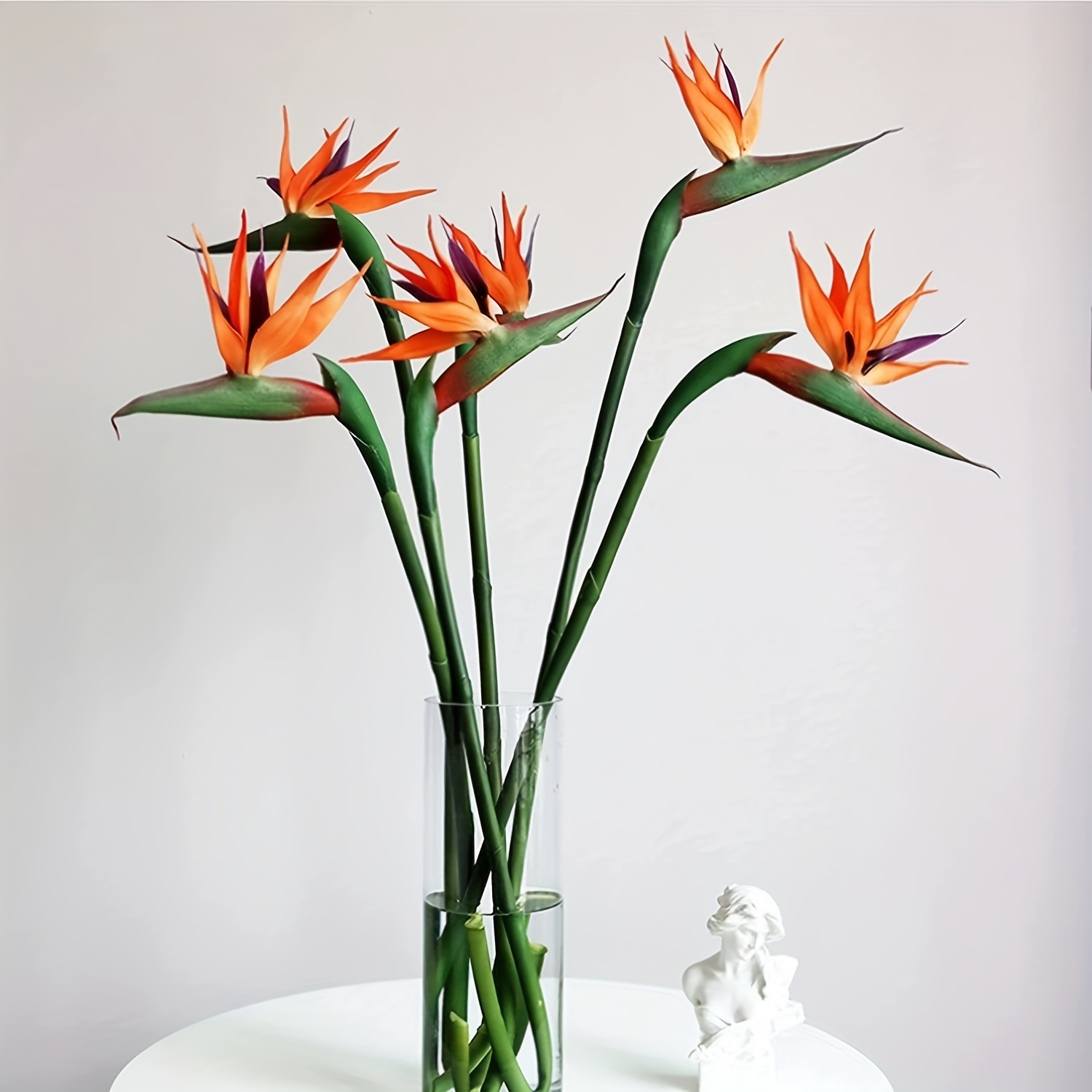 Bird Paradise Strelitzia - 3 stks Kunstmatige Paradijsvogelbloemen Rubber Strelitzia