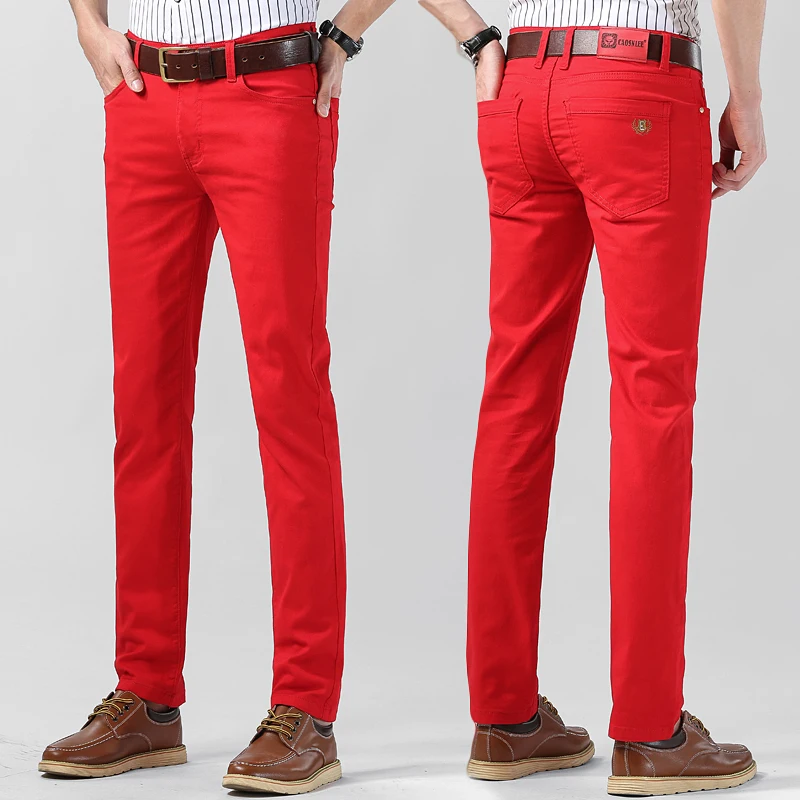 Kleurrijke denim stretch stret - Aglaonema Red recensie en prijs
