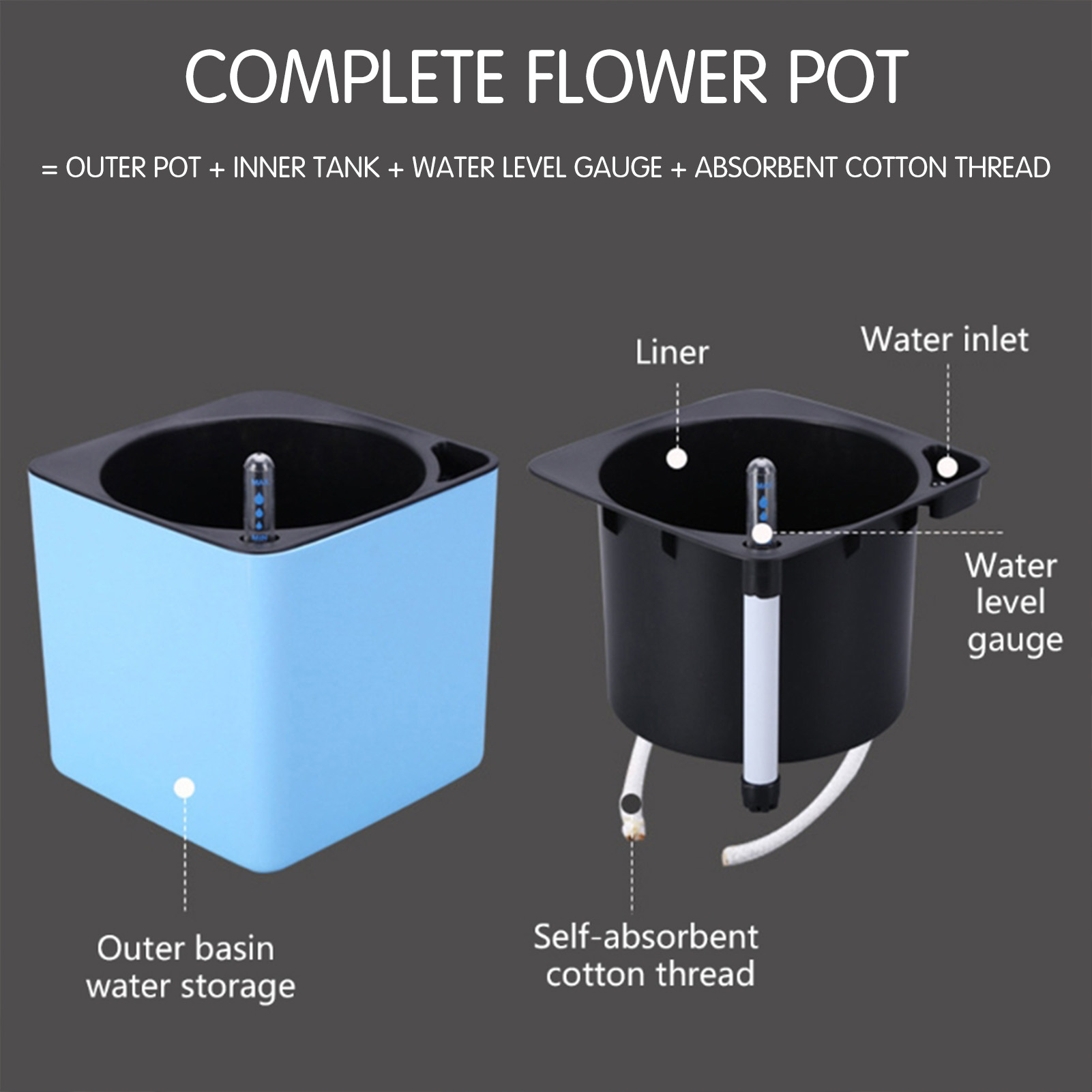 Automatische zelfwater gevende - Aloe Vera Pot recensie en prijs