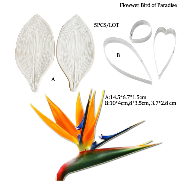 Grote Gumpaste Strelitzia Para - Bird Paradise Strelitzia recensie en prijs