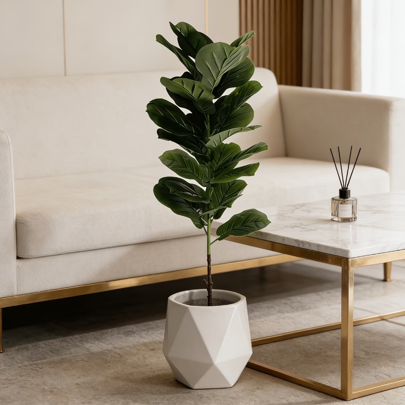 1Pc 100cm Kunstmatige Ficus Ly - Ficus Lyrata Tree recensie en prijs