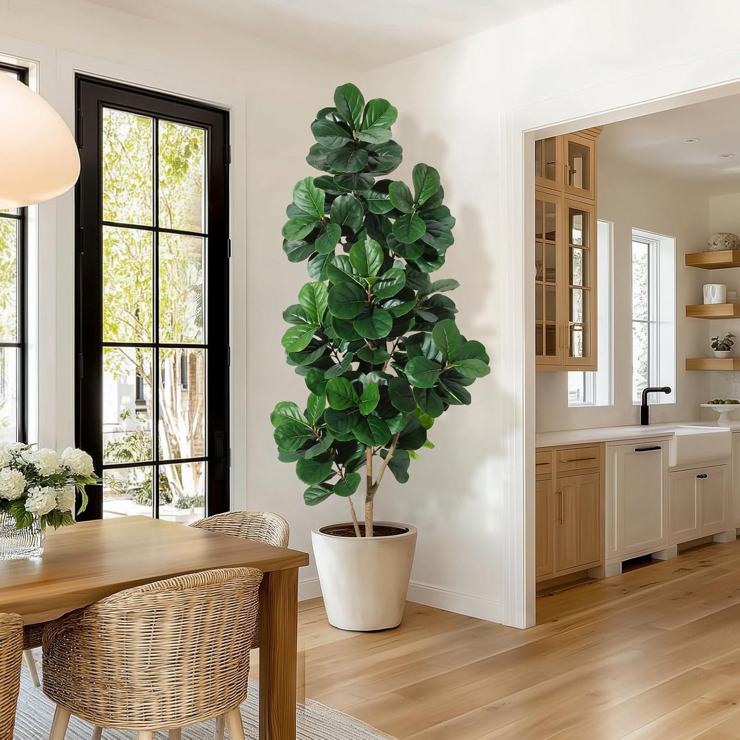 4FT/5FT/6FT/7FT Fiddle Leaf Vi - Ficus Lyrata Tree recensie en prijs