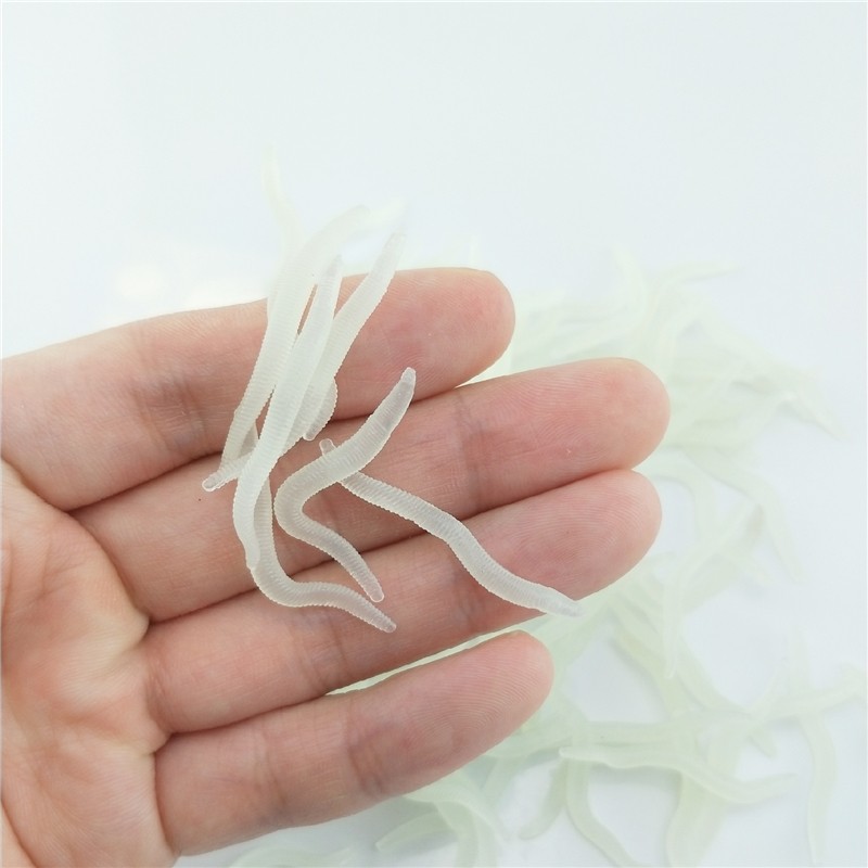 60pcs 4cm Vissen Siliconen Lic - Aglaonema Red recensie en prijs