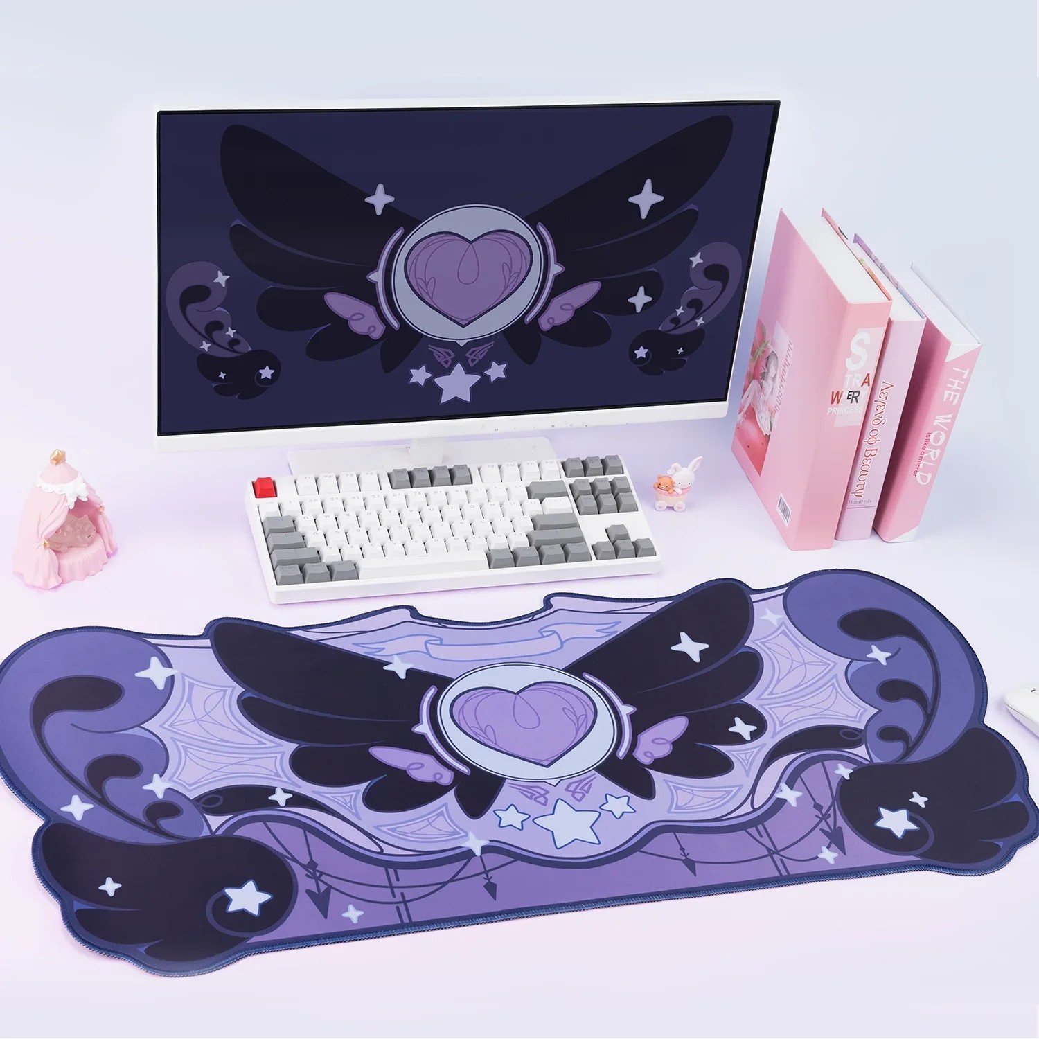 VIKAMA Muismat Bureaumat Onreg - Tradescantia Purple recensie en prijs
